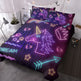 Star Bedding Neon  Pattern 3 Piece Black Duvet Cover Set EX-STOCK Canada 
