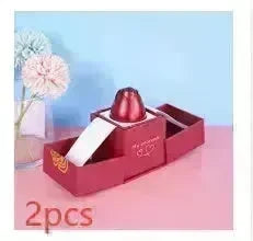 Hot Valentine's Day Gifts Metal Rose Jewelry Gift Box Necklace For Wedding Girlfriend Necklace Gifts - EX-STOCK CANADA