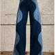 European And American Plus Size Women's Denim Casual Pants 