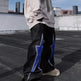Five-pointed Star Embroidery Denim Horn Loose Straight Casual All-match Mop Jeans Baggy Trousers Men - EX-STOCK CANADA