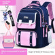 Schoolbag Boy Elementary School Students Three Four To Six Grade EX-STOCK