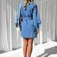 Fashion Casual Button Denim Dress Women - EX-STOCK CANADA