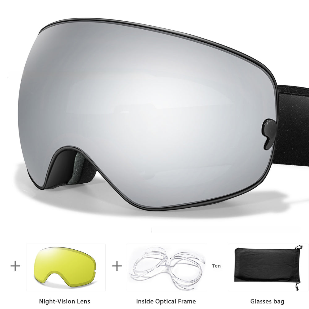 Men's And Women's Anti-fog Card Myopia Glasses Coated Large Spherical Eye Protection Ski Mountaineering Equipment EX-STOCK Canada 