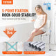 Shower Chair, Shower Seat With Back, Adjustable Height Shower Stool, Shower Chair For Inside Shower Bathtub, Non-slip Bathroom Bench Bath Chair For Elderly Disabled Handicap, 350 Lbs Capacity EX-STOCK