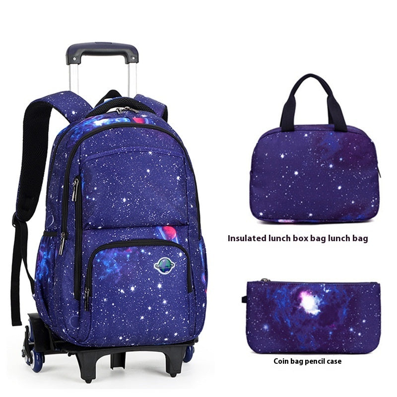 Schoolbag Climbing Stairs Large Capacity Fashion Multi-layer Breathable Backpack | EX-STOCK Canada 