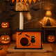Halloween Cat Tree, Cat Tower Cat Tree For Indoor Cats With Spacious Cat Condo, Large Platform, Sisal Scratching Post, Orange & Black EX-STOCK