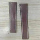 22mm 24mm Black Brown Blue Bamboo Grain Cowhide Watch Strap - EX-STOCK CANADA
