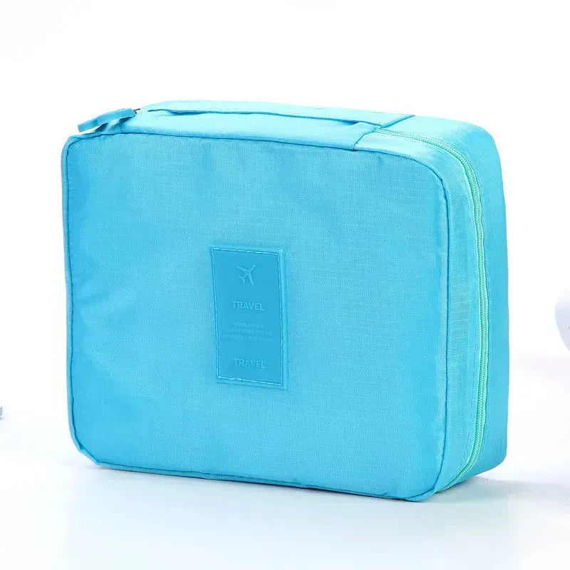Portable Cosmetic Bag Waterproof Divider Multi-grid Pockets Toiletry Bags Travel Storage Handbags Women Make Up Bag - EX-STOCK CANADA