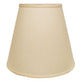 Extra Deep Empire Hardback Lampshade With Washer Fitter, Beige Color Fabric Lampshade For Table Lamps, Natural Linen, 9 Top X 16 Bottom X 14 Height EX-STOCK