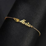 Women Custom and Personalized  Stainless Steel English Letter Bracelet From Europe And America - EX-STOCK CANADA