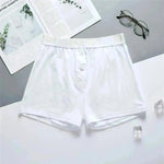 Men's Home Low Waist Pure Cotton Boxer short Breathable Underwear - EX-STOCK CANADA