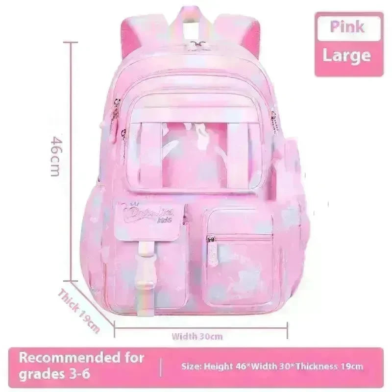 Fantasy Girl Children Backpack Large Capacity Backpack for Kids - EX-STOCK CANADA