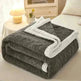 Blanket Double Thickened Warm Coral Fleece Sofa Winter Blanket - EX-STOCK CANADA