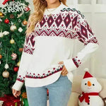 Loose Jacquard Christmas Sweater - EX-STOCK CANADA