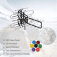 TA-851B 360Rotation UV Dual Frequency 45-860MHz 22-38dB Open Antenna Silver EX-STOCK