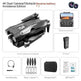 UAV Optical Flow Dual Camera Drone 480p Camera Obstacle Avoidance Aerial Photography Foldable Quadcopter EX-STOCK