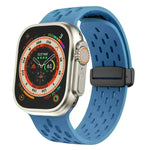 Replaceable Silicone Mesh Magnetic Buckle watch strap for Apple iwatch - EX-STOCK CANADA