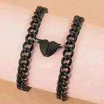 Magnetic Couple Bracelet Suit Cuban Link Chain
