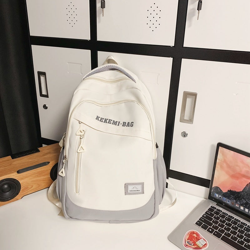 All-matching Casual Simplicity Large Capacity Student Backpack EX-STOCK