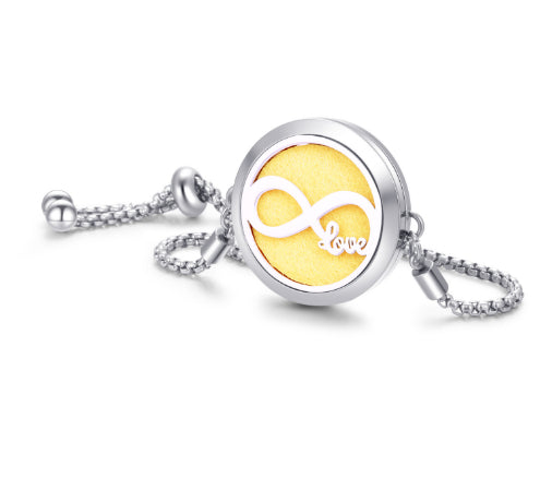 Bracciale Aromaterapia Nuovo 2024 Kaleidoscope con Profumo, Diffusore di Oli Essenziali, Ciondolo Bracciale, Gioielli Diffusori di Aroma per Donna - EX-STOCK Canada