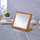 8 Tall Polyresin Adjustable Make-Up Mirror, Walnut Finish EX-STOCK