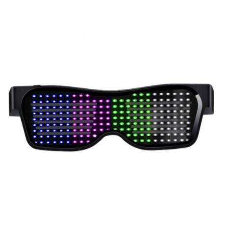 Multicolor Party LED Glasses Dynamic Flashing LED Glasses EX-STOCK Canada 
