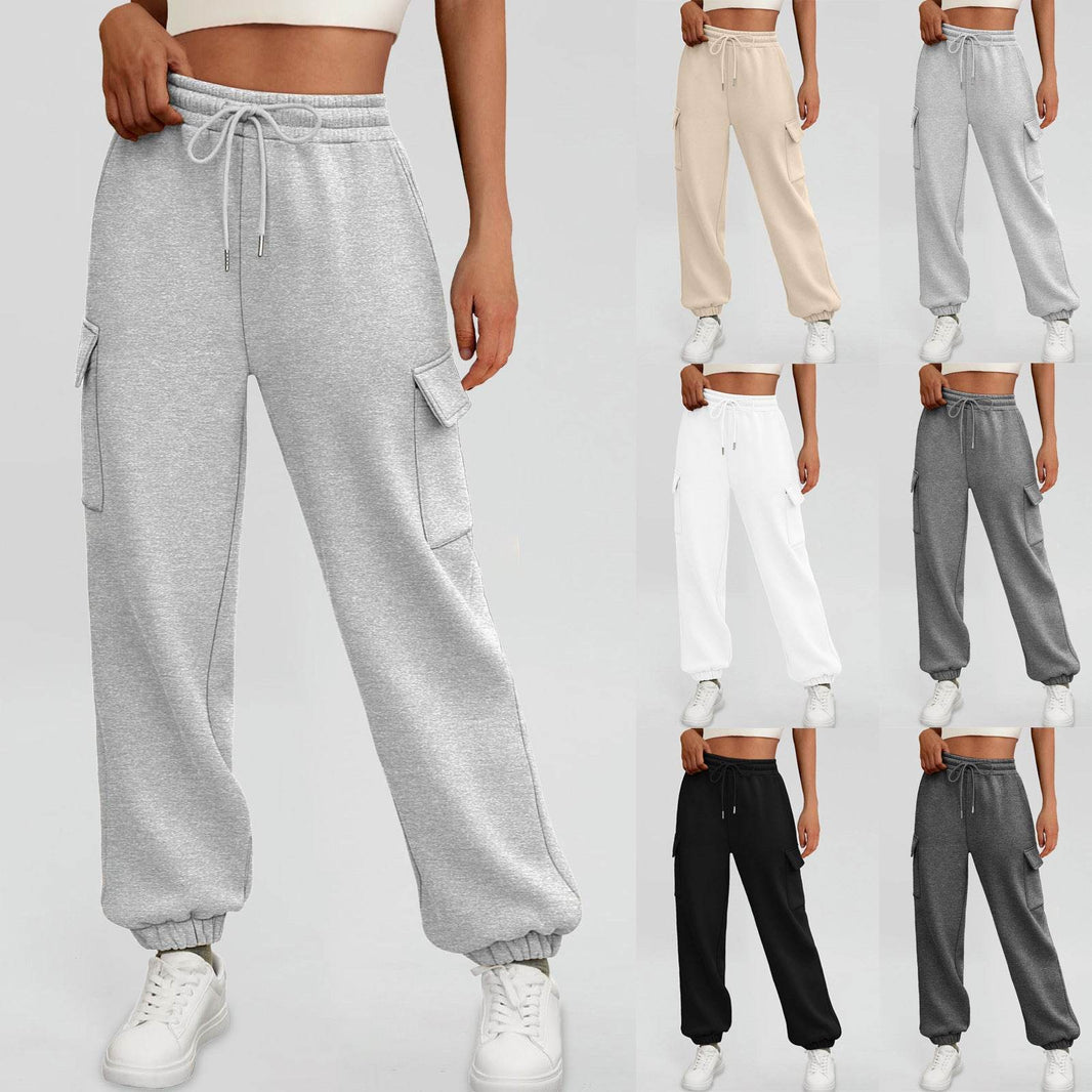 Women's Sweatpants Fleece Lined Baggy Athletic Jogger Trousers With Pockets Fall Casual Trendy Cargo Pants Fall Outfits EX-STOCK Canada 