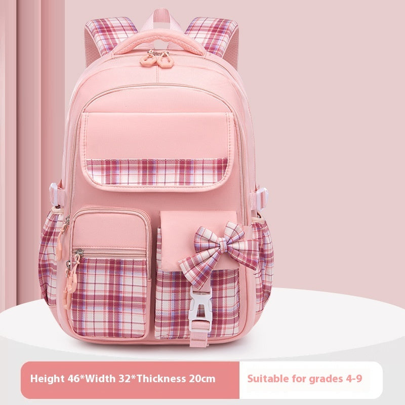 Children's Backpack Lightweight Spine-protective Burden Reduction Large Capacity EX-STOCK