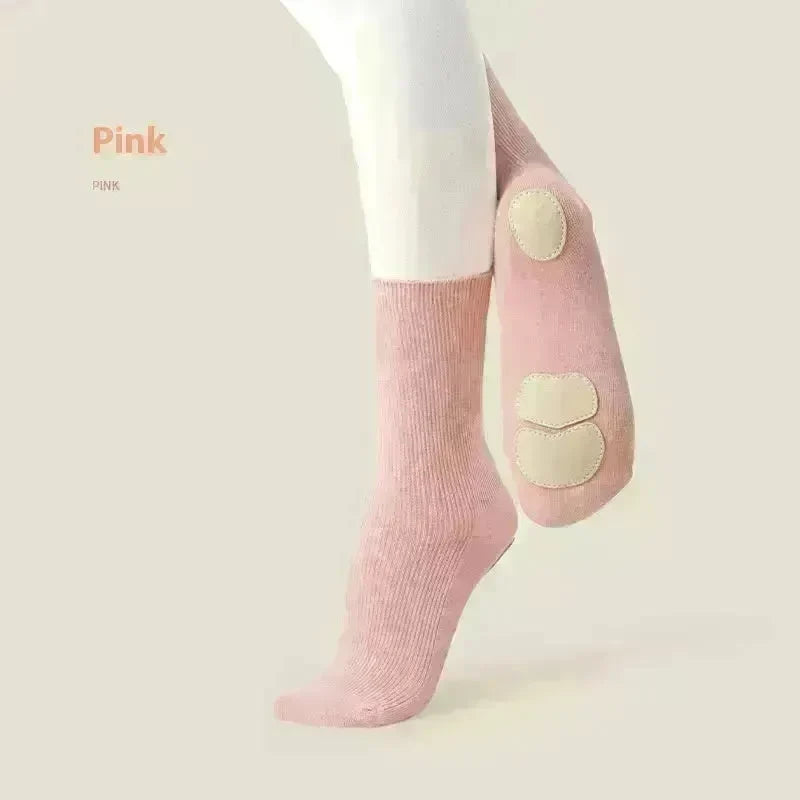 Mid Length Professional Classical Non-slip Dance Practice Socks - EX-STOCK CANADA