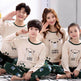 Parent-child Pajamas Cotton Long Sleeve Cartoon Children's Loungewear EX-STOCK