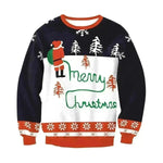 Autumn Winter Fashion Ugly Christmas Sweater Santa Elf Funny Pullover Womens Mens Print Sweaters Tops Clothing - EX-STOCK CANADA