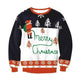 Autumn Winter Fashion Ugly Christmas Sweater Santa Elf Funny Pullover Womens Mens Print Sweaters Tops Clothing - EX-STOCK CANADA