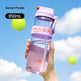 HAERS 850ml Tritan Water Bottle with Hidden Straw – BPA-Free, Heat-Resistant | 4 Colours