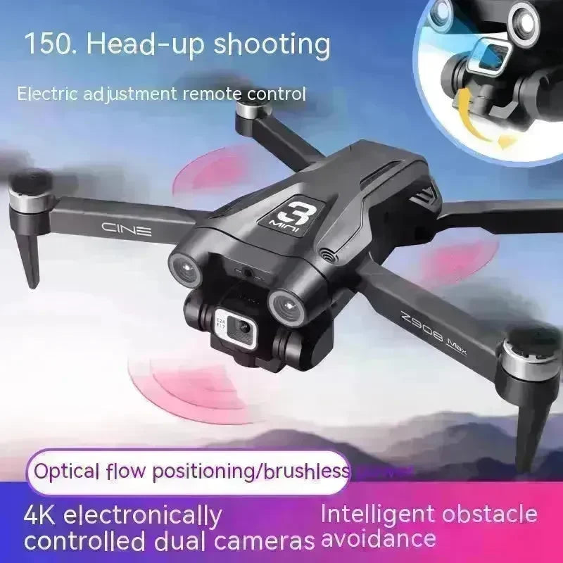 UAV Optical Flow Dual Camera Drone 480p Camera Obstacle Avoidance Aerial Photography Foldable Quadcopter EX-STOCK