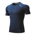 Men's Quick Drying Short-sleeved Round Neck Workout Clothes