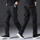 Overalls Men's Outdoor Casual Trousers Pure Cotton Straight Loose Multi-pocket Cargo Pant - EX-STOCK CANADA
