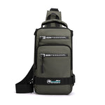Green sling bag with 'PROFESSIONAL' branding on a white background