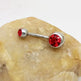 Puncture Hypoallergenic Titanium Steel Navel Buckle Belly Nail - EX-STOCK CANADA