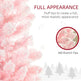 6' Flocked Christmas Trees, Pencil Prelit Artificial Christmas Tree With Snow Branches EX-STOCK Canada 