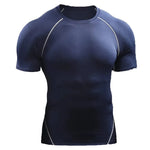 Quick Drying Men Short Sleeve Exercise Running Workout T-shirt Top - EX-STOCK CANADA