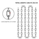 Grade 30 Chain 3 16 Inch By 100Ft Length Grade 30 Proof Coil Chain Zinc Plated Grade 30 Chain For Towing Logging Agriculture And Guard Rails EX-STOCK