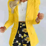 Women  Slim fitted Formal Fashion Short Skirt suit co ord skirt set for women - EX-STOCK CANADA
