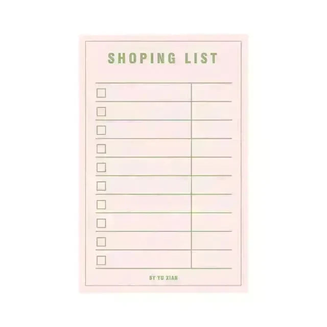 Daily Weekly Notepad Planner Tearable Message Memo Book - EX-STOCK CANADA