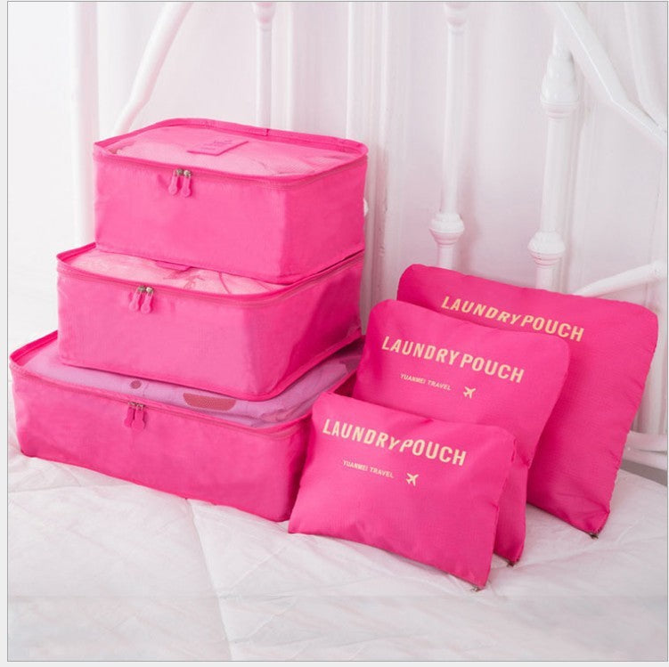 6 PCS Travel Storage Bag Set for Clothes Tidy Organizer EX-STOCK Canada 