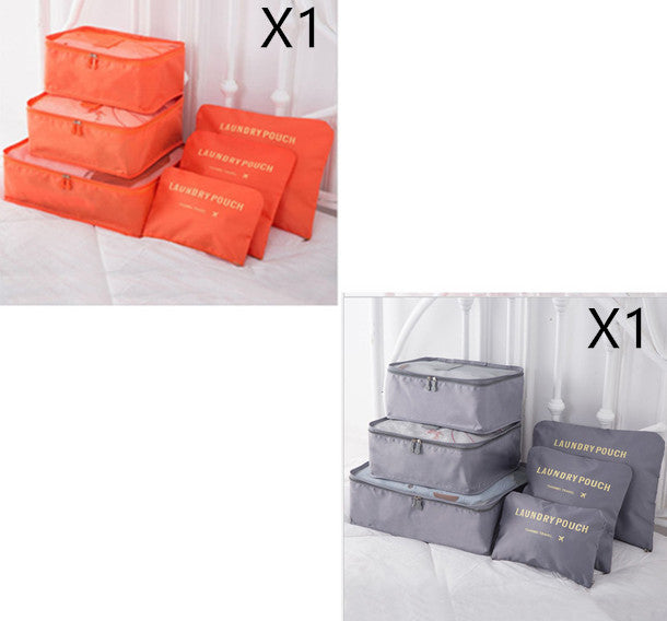 6 PCS Travel Storage Bag Set for Clothes Tidy Organizer EX-STOCK Canada 