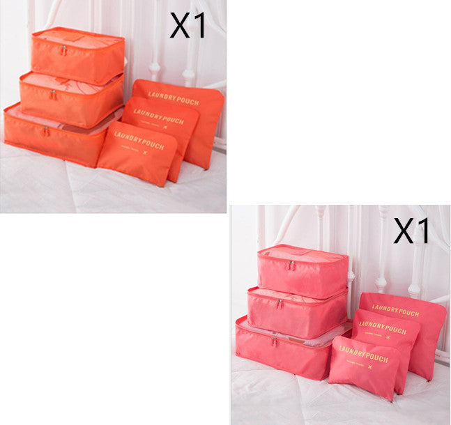 6 PCS Travel Storage Bag Set for Clothes Tidy Organizer EX-STOCK Canada 