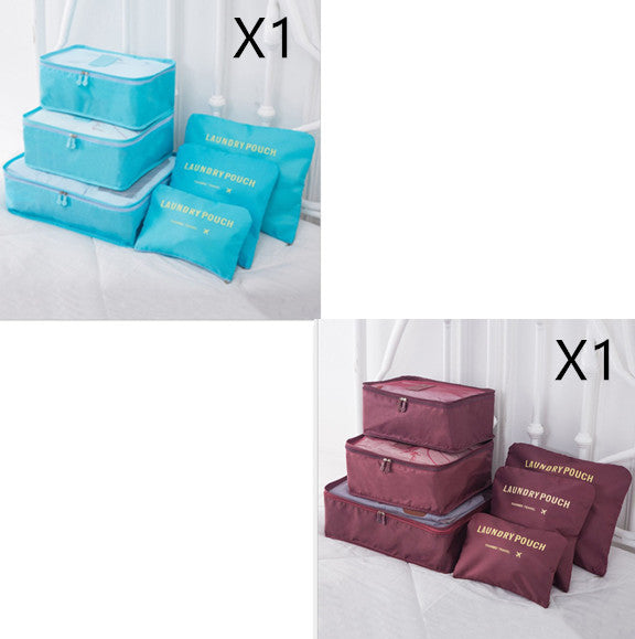 6 PCS Travel Storage Bag Set for Clothes Tidy Organizer EX-STOCK Canada 