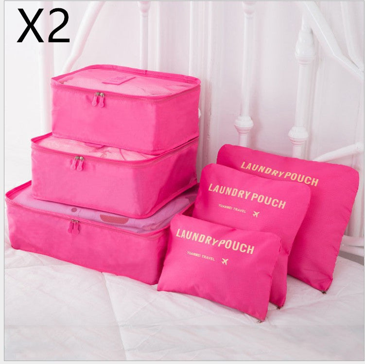 6 PCS Travel Storage Bag Set for Clothes Tidy Organizer EX-STOCK Canada 