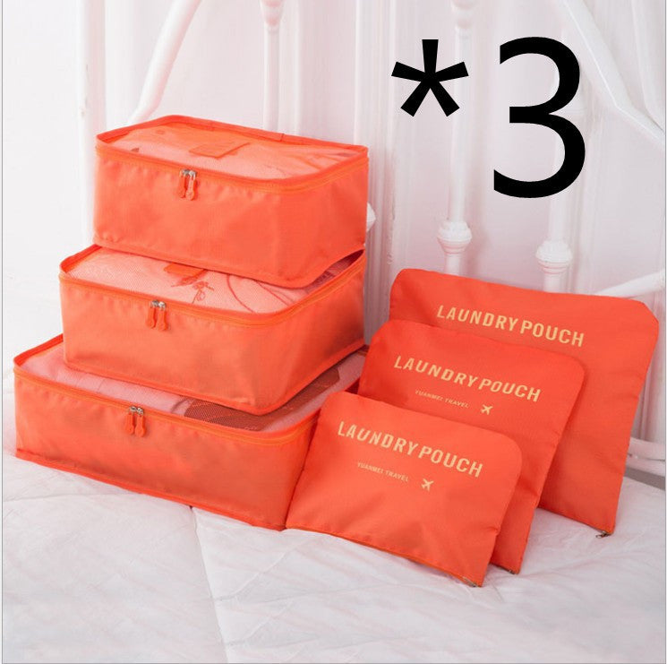 6 PCS Travel Storage Bag Set for Clothes Tidy Organizer EX-STOCK Canada 