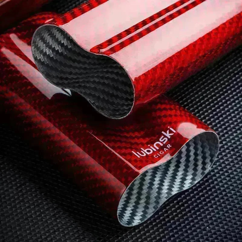 Portable Carbon fibre Travel Cigar case. - EX-STOCK CANADA